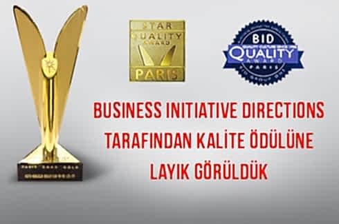 Kalite Ödülüne Layık Görüldük